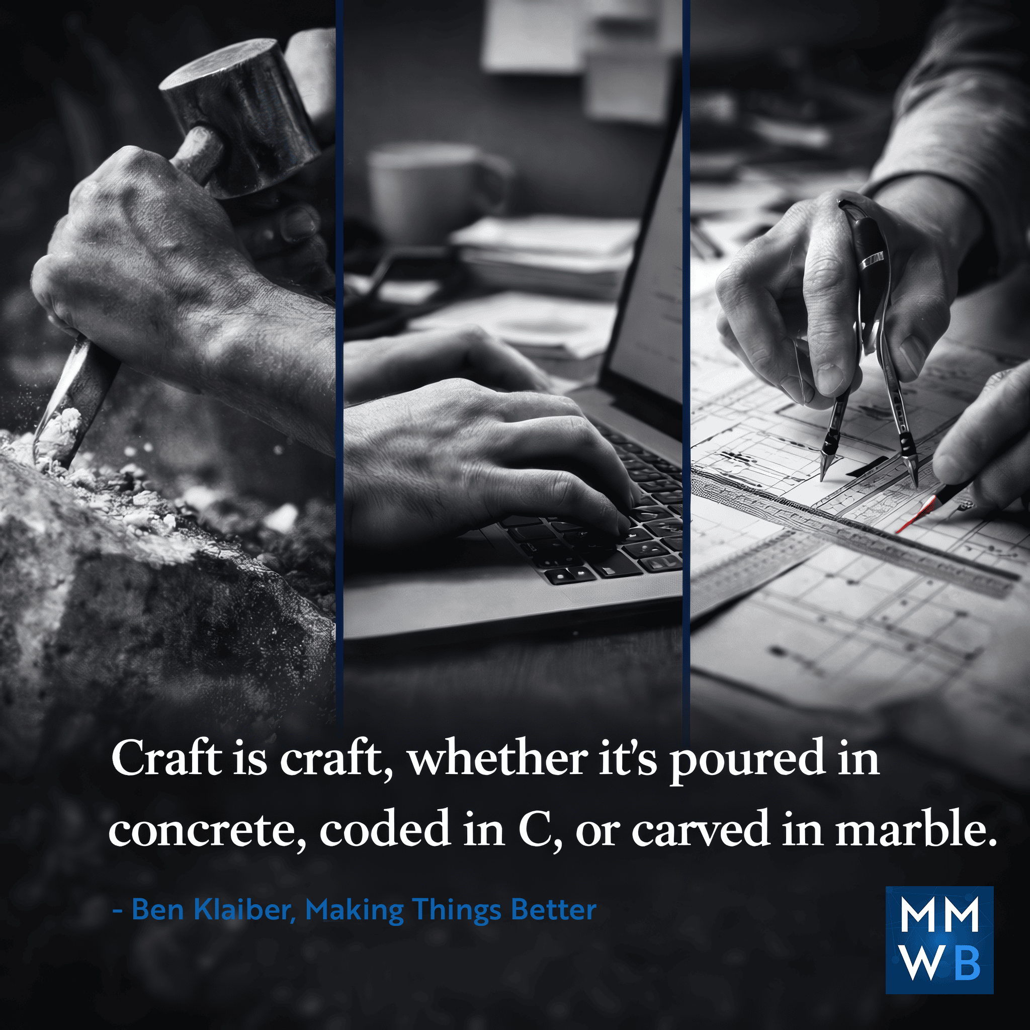 Making Things Better editorial graphic about craft across disciplines